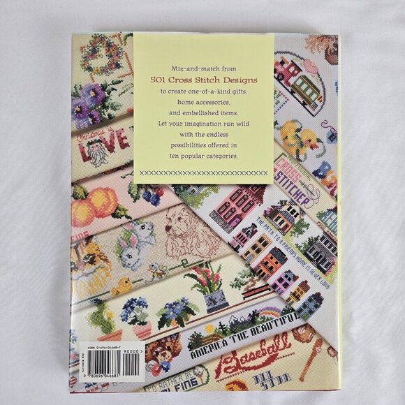 Meredith Press 501 Cross Stitch Designs Sam Hawkins Hardcover Book Illustrated - Picture 3 of 13